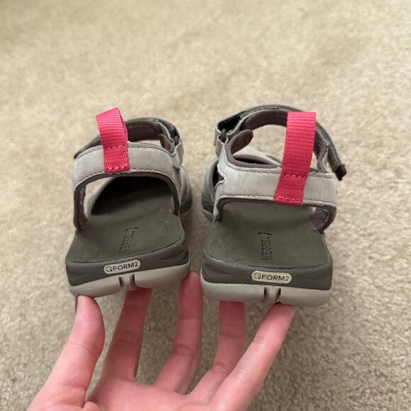 Merrell Siren Wrap Q2 Sandals Womens 9 Aluminum Gray Mary Jane Slingback Hiking - Picture 10 of 10